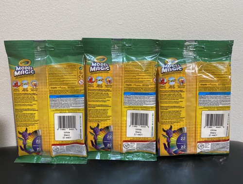 Crayola Modeling Clay Model Magic Home Art Crafts Kids 4 oz. White 3 ...