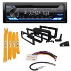 Jvc Cd Receiver Am/Fm Radio Single Din Car Stereo for 1998-2002 Chevy S10 Pickup
