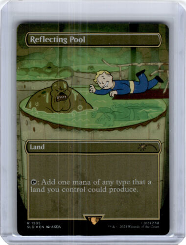 Fallout Secret Lair Magic The Gathering Equinox MTG Foil  Reflecting Pool - Picture 1 of 2