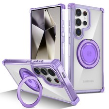 Magnetic with 360 Rotatable Ring Holder Case For Samsung 26 Ultra/25 /24/23/24FE