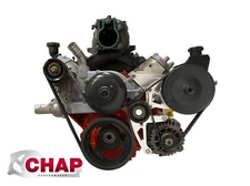 LS Truck Spacing Low Mount Alternator & Power Steering  Brackets LSX LS1 LS6 1