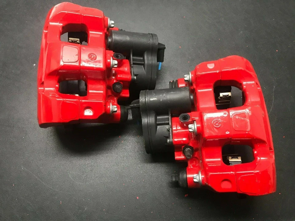 OEM Tesla Model 3Y BREMBO 17-20 Right Rear Performance Red Brake Caliper Only - Image 3 of 3