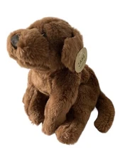 JAAG Puppy Dog Chocolate Lab Brown 9" Plush Stuffed Animal with Tags