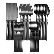 40Pcs Dinnerware Set Stainless Steel Cutlery Tableware Set Kitchen Flatware