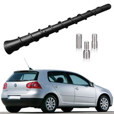 Auto Kurz Stab Antenne Dachantenne 17cm für VW Golf Polo Jetta Passat Seat Skoda