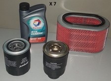 KIT TAGLIANDO 3 FILTRI + LT. 7 TOTAL 10W40 MITSUBISHI PAJERO 2.5TD 86 > 00 4D56T