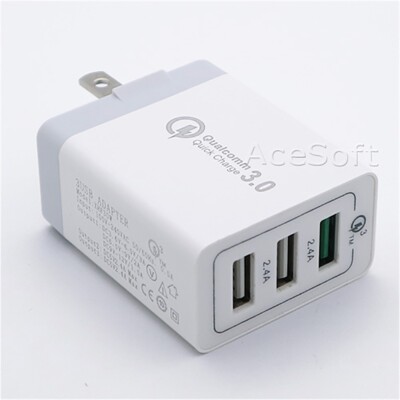 Multi Function Lightweight Intelligent 3Port QC3.0 Charger for HTC U11 Sprint