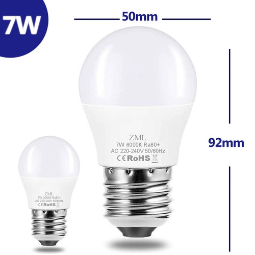 E27 LED Bulb 3W-25W Energy Saving Cool/Warm White Screw Ball Lamp Globe Light - Picture 15 of 21