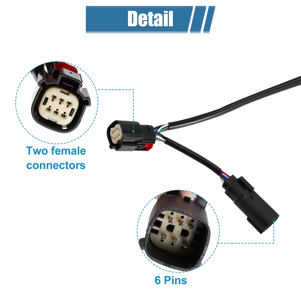 Paquete (1) Arnés de cableado de desconexión rápida negro para Harley Davidson CD-TP-QD-14 Foto 4 de 4