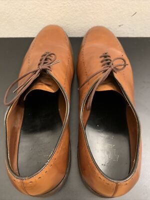 Allen Edmonds Hastings Chili Brown 1255 Cut Leather Oxford Dress Shoes 11.5 Allen Edmonds Hastings Chili Brown 1255 Whole Cut Leather  main image 4