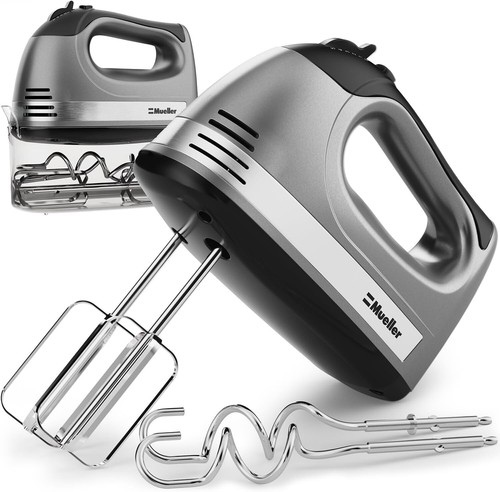 Mueller Electric Hand Mixer 5 Speed 250W Turbo Heavy Duty Handheld Blender Steel - Picture 11 of 11