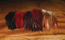 Hareline Dubbin - Woolly Bugger Saddle Hackle - 6 to 7 inches long