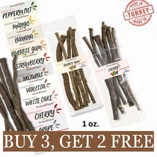 Licorice Root Chew Sticks 1 oz. 100% Pure Dried Natural Miswak Stick Turkish