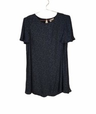 NWT SHOW ME YOUR MUMU S  Leopard Print Short Sleeve Mini Dress Women