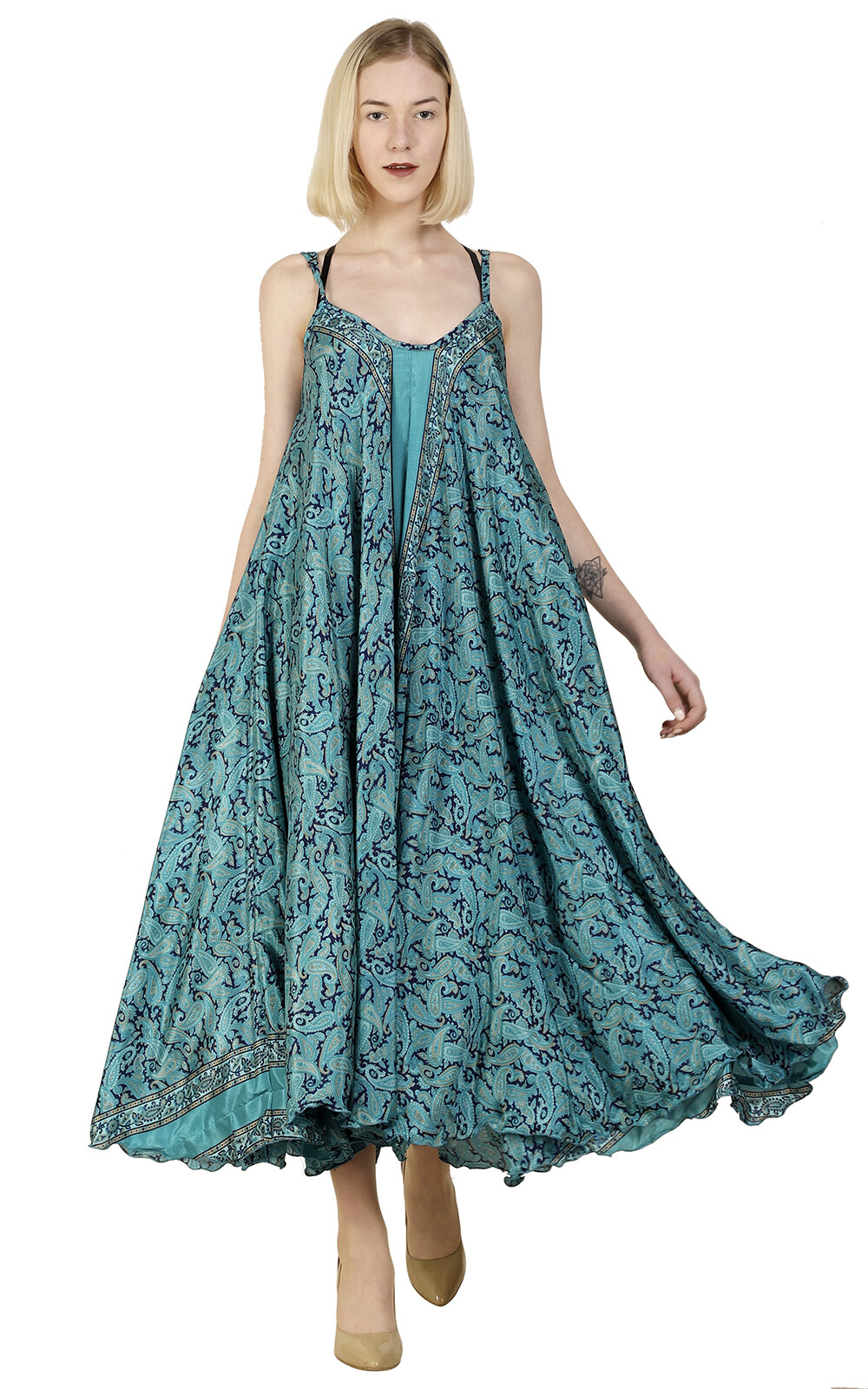 LightlyKiss Women's Casual Sleeveless Maxi Dress – Summer Long Dress With Pockets, Plus Size Available