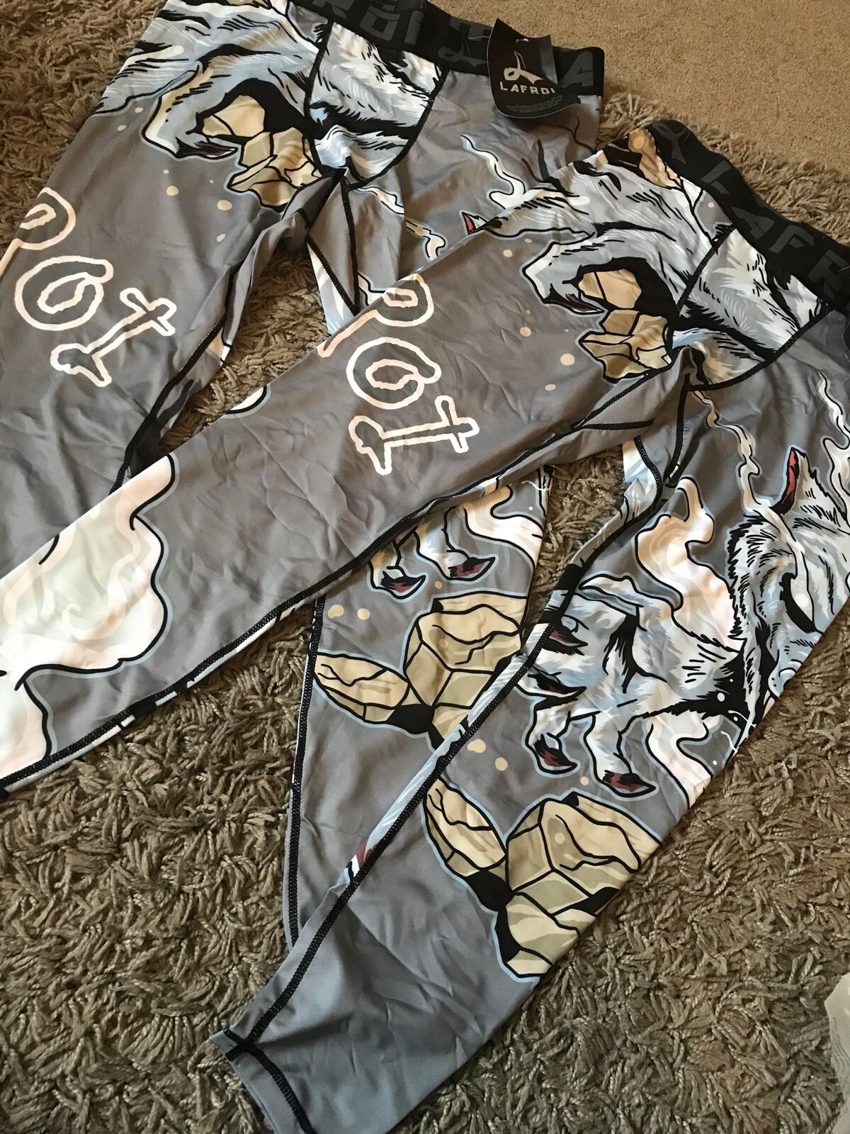 BUNDLE of 2 LAFROI Men's Quick Dry Cool Tights Leggings Size M Werewolf (AU) eBay