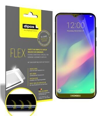 3x Archos Oxygen 57 Schutzfolie Folie, 100% Displayabdeckung, dipos Flex