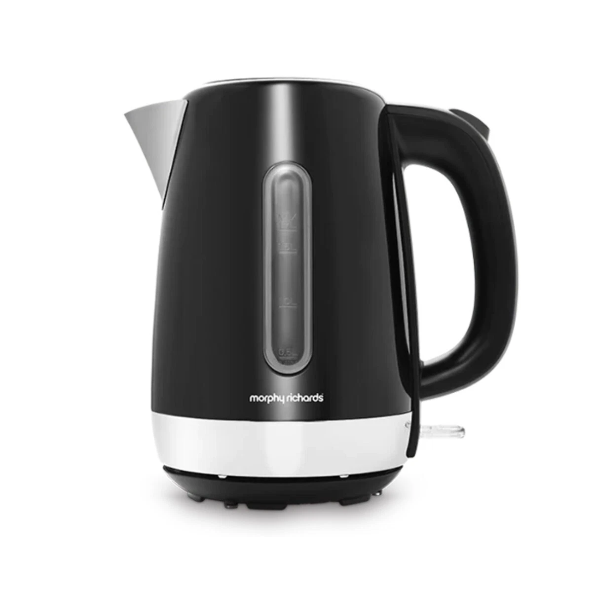 Morphy Richards 102783 Equip Jug Kettle, Black, 1.7L, 3KW