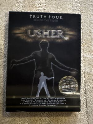 USHER Behind The Truth Tour Live In Atlanta 3-DVD Limited Edition 2005 NICE USED