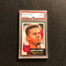 2019 TOPPS LIVING SET #149 AARON ALTHERR *PSA 10 GEM MINT*  PHILLIES