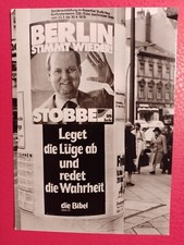 Berlin 1979. Dietrich Stobbe & die Bibel. Alt...