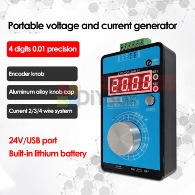 Precision 0-5V-10V Voltage 0-4-20MA Current Signal Generator Process Calibrator