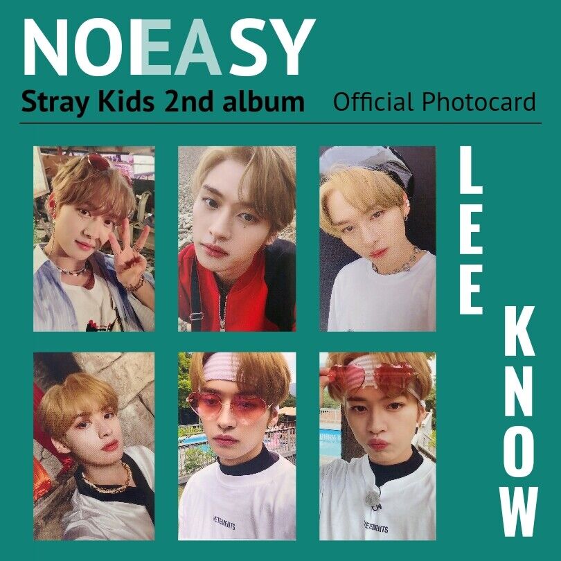 Stray Kids NOEASY NOISY album official photocard double side Stray Kids NOEASY NOISY album official photocard double side