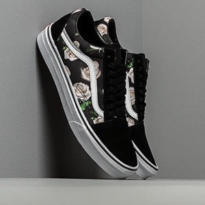 floral rose vans