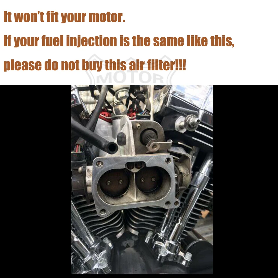 CNC Air Cleaner Intake Filter For Harley 93-07 EVO & Twin Cam Touring Dyna 93-17 Foto 3 de 4