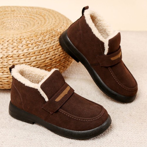 Women Winter Boot Slip On Snow Boots Ladies Anti Skid Faux Fur Outdoor Shoes - Imagen 24 de 27