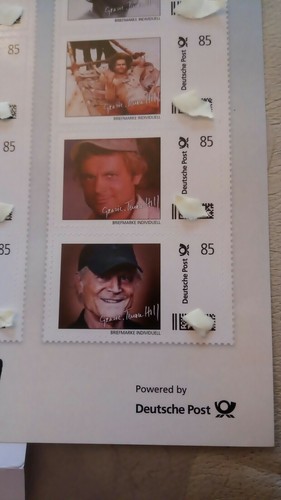 10 RAR Terence Hill Briefmarken unikat 85 cent - Limitiert auf 10000 stamps mint - Bild 5 von 5
