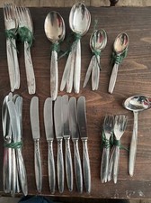 Vintage SOLINGEN Rostfrei Silver Plated Cutlery Set  61 Price AKS100