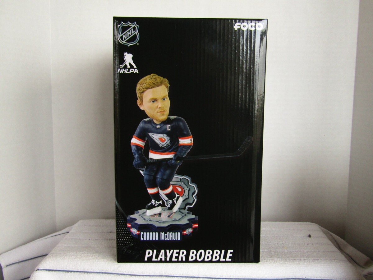 Connor McDavid Edmonton Oilers Limited Edition Reverse Retro Jersey  Bobblehead