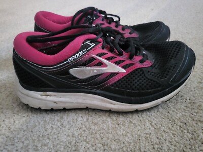 Brooks Women s Addiction 13 -Size 8.5 Medium B Black/Pink Running Athletic Shoes