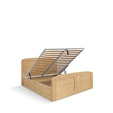 LETTO CONTENITORE X CAMERA RUSTICA; IDEALE PER MONTAGNA (DISPON. ARMADIO, COMO')