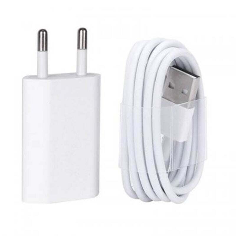 Usb Wall Charger Head With 8 Pin Data For Iphone White board Cables & Adapters