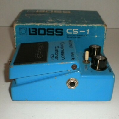 BOSS CS-1 Compressors Sustainer Vintage 1981 Silver Screw #0400