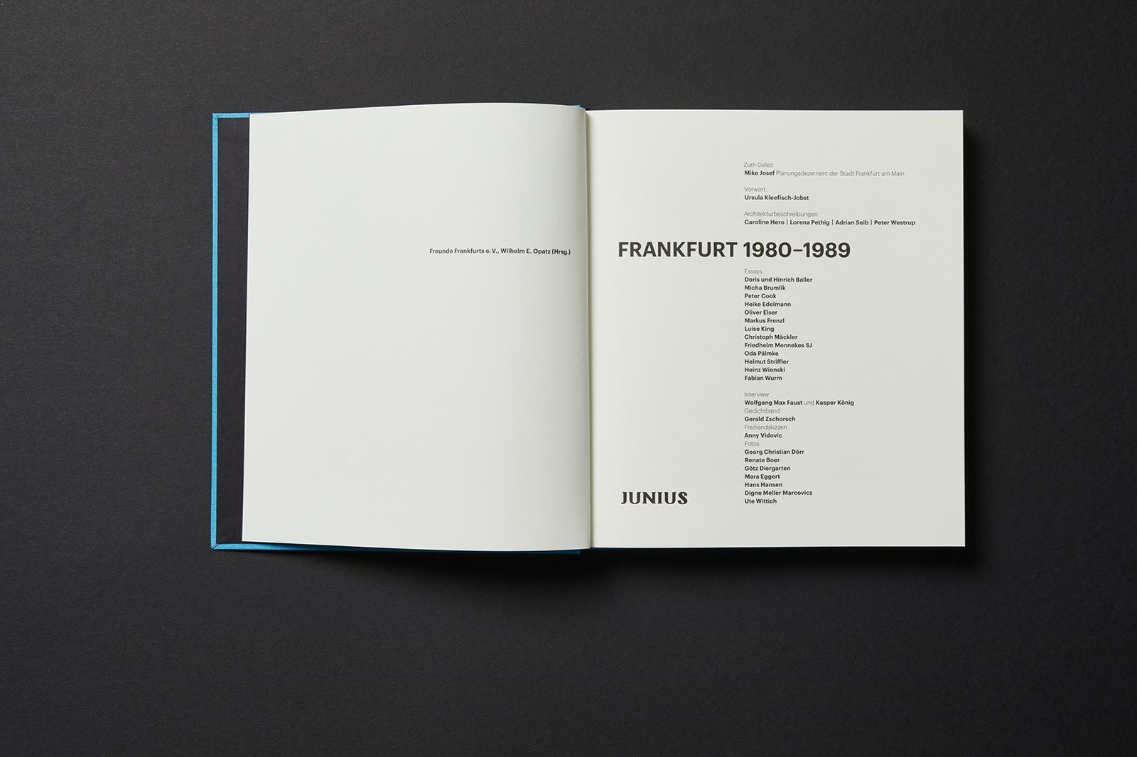 Thumbnail - Wilhelm E. Opatz | Architekturführer Frankfurt 1980-1989 | Buch |