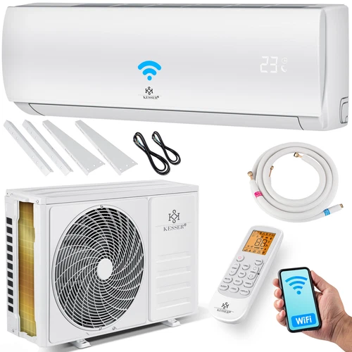 KESSER® Split Klimaanlage Klimagerät SET Inverter Klima 12000BTU Kühlen & Heizen
