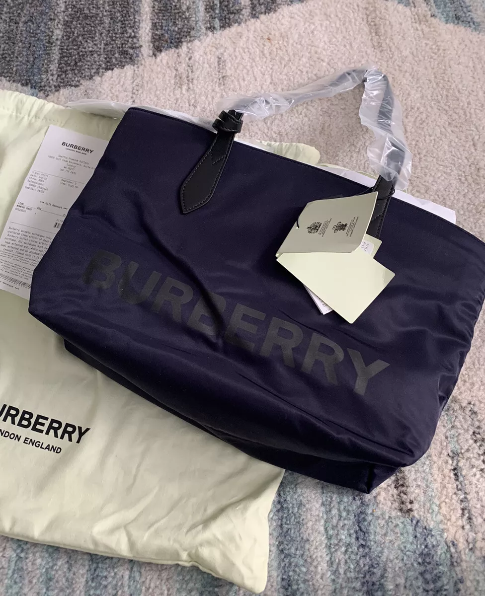 Burberry Blue Tote Bags