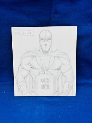 ATOM Original Art Sketch by Ramona Fradon ~JSA Justice Society of ...