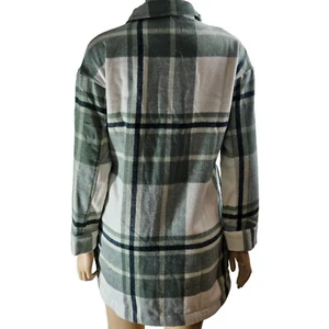 Banana Republic Women's Fleece Shirt Jacket NWT Oversized back