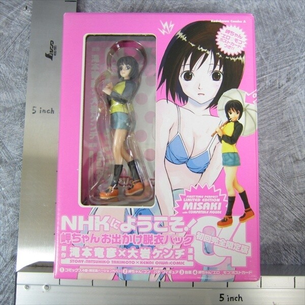 WELCOME TO THE NHK ni Youkoso 04 Ltd Comic w/Figure Postcard