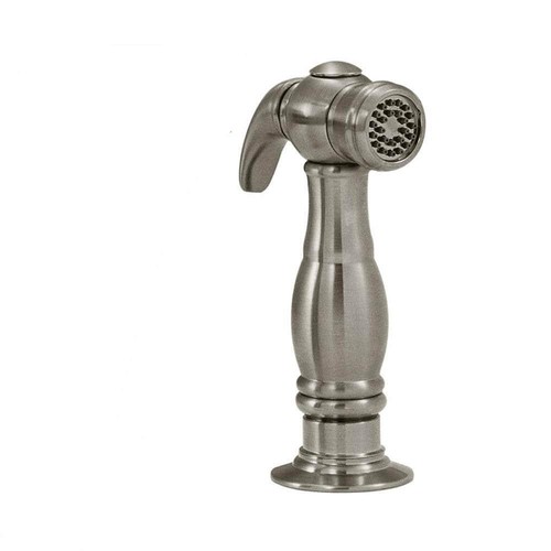 Lyndhurst Double Handle Bridge Kitchen Faucet with Side Sprayer in Brushed - Picture 4 of 7