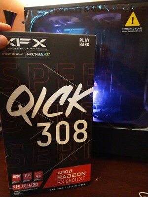 xfx - speedster qick308 amd radeon rx 6600 xt 8gb