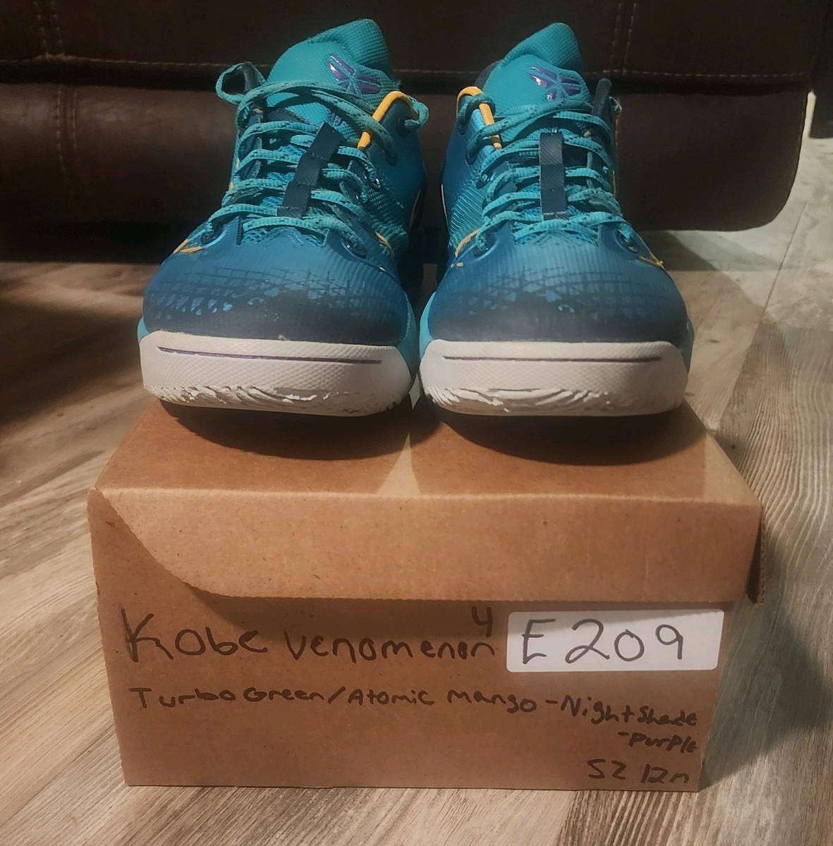 Nike Kobe Venomenon 4 Green Teal, Size 12 635578-302  display picture 3