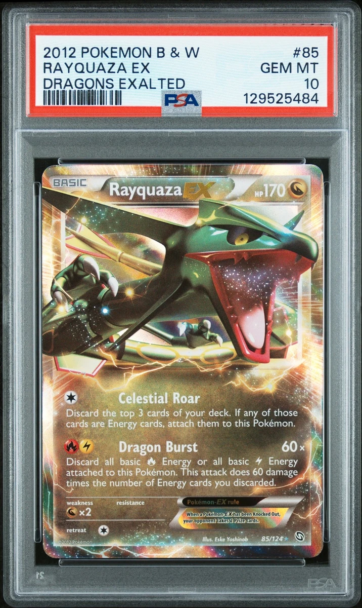 Preços baixos em Rayquaza Pokémon TCG Autenticador Esportivo