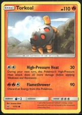 Torkoal 11/73 Shining Legends Pokemon Card 2017 Near Mint