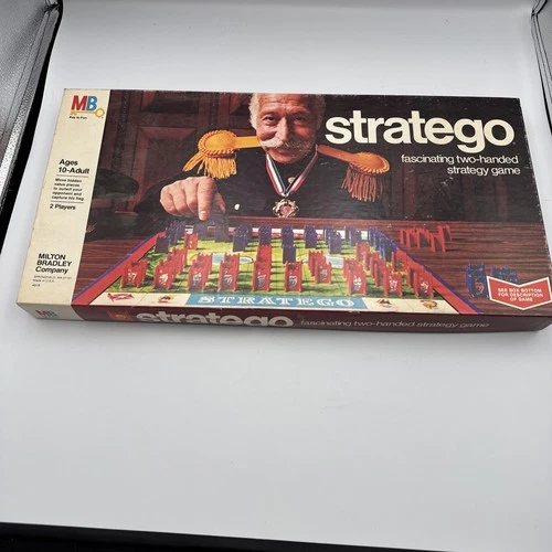 Stratego 1970 Board Game Milton Bradley Vintage Complete Good Condition!