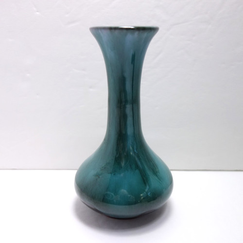 Vtg Blue Mountain Pottery Vase Canada 6" Blue Green Drip Glaze Redware Gift